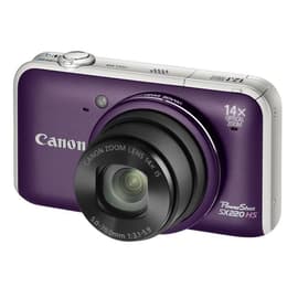 Compacto PowerShot SX220 HS - Roxo + Canon Zoom Lens 14X IS 28-392mm f/3.1-5.9 f/3.1-5.9
