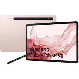 Galaxy Tab S8 128GB - Ouro Rosa - WiFi + 5G