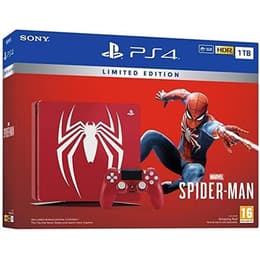PlayStation 4 Slim 1000GB - Vermelho - Edição limitada Marvel’s Spider-Man + Marvel’s Spider-Man