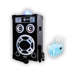 Lytor PACK JEUX DE LUMIERES Boules RVB SunMagic + Machine à fumée 1L inclus Acessórios De Áudio