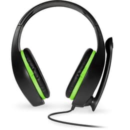 PRO-XH5 redutor de ruído jogos Auscultador- com fios com microfone - Preto/Verde