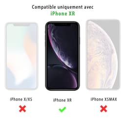 Back Market Capa iPhone XR e película de proteção - 60% Plástico reciclado - Transparente