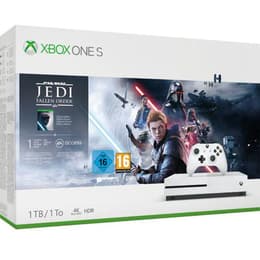 Xbox One S 1000GB - Branco + Star Wars: Jedi Fallen Order