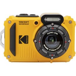 Compacto - Kodak Pixpro WPZ2 marelo/Preto + Lente Kodak Pixpro Lens 4x Wide 27-108mm f/3-6.6