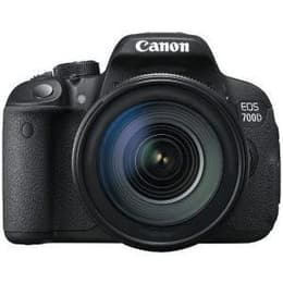 Reflex - Canon EOS 700D - Preto + Lente Canon EF-S 18-55mm f/3.5-5.6 II