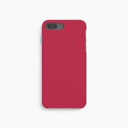 Capa iPhone 7 Plus/8 Plus - Material natural - Vermelho
