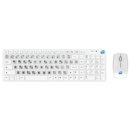 Simpletek Teclado QWERTY Grego Sem fios Wireless Kit with Greek GR Stickers