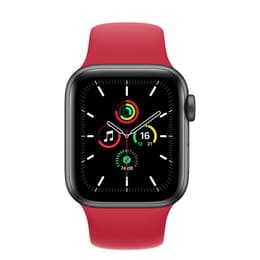 Apple Watch (Series SE) 2020 GPS 40 - Alumínio Cinzento sideral - Bracelete desportiva Vermelho