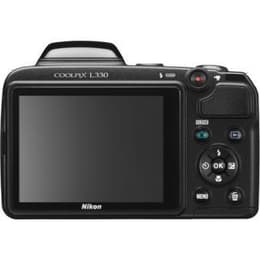 Compacto Coolpix L330 - Preto + Nikon Nikkor 26X Wide Optical Zoom ED VR 4-104 mm f/3.1-5.9 f/3.1-5.9