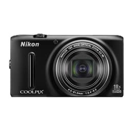 Compacto Coolpix S9400 - Preto + Nikon Nikkor 18X Wide Optical Zoom ED VR 25-450mm f/3.4-6.3 f/3.4-6.3
