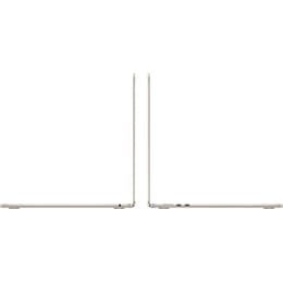 MacBook Air 15" (2024) - M3 da Apple com CPU 8‑core e GPU 10-Core - 16GB RAM - SSD 512GB - Ecrã padrão - AZERTY - Francês