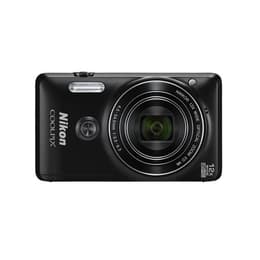 Compacto Coolpix S6900 - Preto + Nikon Nikkor 12x Wide Optical Zoom ED VR f/3.3 - 6.3