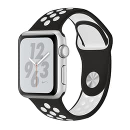 Apple Watch (Series 4) 2018 GPS 40 - Alumínio Prateado - Nike desportiva Preto/Branco