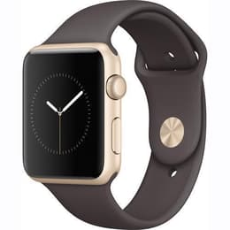 Apple Watch (Series 1) 2016 GPS 42 - Alumínio Dourado - Circuito desportivo Cinzento