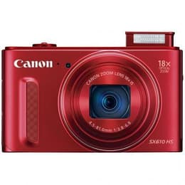 Compacto PowerShot SX610 HS - Vermelho + Canon Zoom Lens 18x IS 25-450mm f/3.8-6.9 f/3.8–6.9