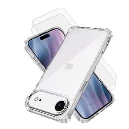 Capa iPhone Air e 2 películas de proteção - TPU - Transparente