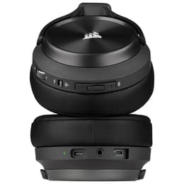 Virtuoso RGB redutor de ruído jogos Auscultador- com fios + sem fios com microfone - Preto