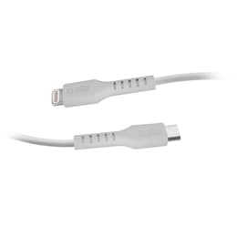 Cabo e Tomada de parede (USB-C + Lightning) 20W - WTK