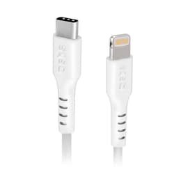 Cabo e Tomada de parede (USB-C + Lightning) 20W - WTK