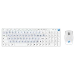 Simpletek Teclado QWERTY Árabe Sem fios Wireless Kit with Arabian SA Stickers