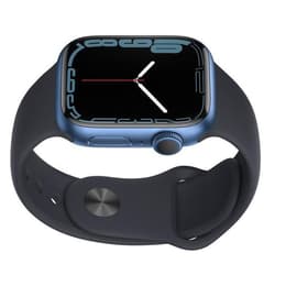 Apple Watch (Series 7) 2021 GPS + Celular 41 - Alumínio Azul - Bracelete desportiva Azul