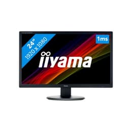 24-inch Iiyama E2483HS 1028 x 1080 LED Monitor Preto