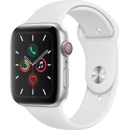 Apple Watch (Series 5) 2019 GPS + Celular 40 - Alumínio Prateado - Circuito desportivo Branco