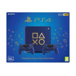 PlayStation 4 Slim 500GB - Azul - Edição limitada Days of Play