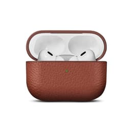 Estojo protector AirPods Pro - Couro - Castanho