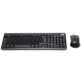 Simpletek Teclado QWERTY Inglês (EUA) Sem fios Mouse + Keyboard with Stickers 1000 DPI 2.4G Nano reciever