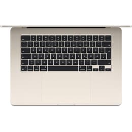 MacBook Air 15" (2024) - M3 da Apple com CPU 8‑core e GPU 10-Core - 8GB RAM - SSD 512GB - Ecrã padrão - QWERTZ - Alemão