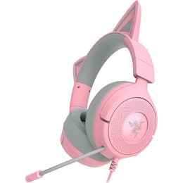 Kraken Kitty V3 X redutor de ruído jogos Auscultador- com fios (sector) com microfone - Rosa