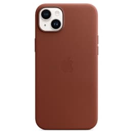 Capa em pele Apple - iPhone 14 Plus - Magsafe - Couro Castanho