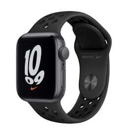 Apple Watch (Series SE) 2020 GPS 44 - Alumínio Cinzento sideral - Bracelete desportiva Nike Preto