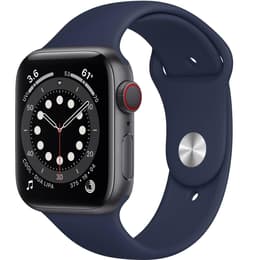 Apple Watch (Series 6) 2020 GPS + Celular 40 - Alumínio Cinzento sideral - Bracelete desportiva Azul