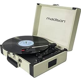 Madison 10-5551MA MAD-RETROCASE-CR Gira-Discos