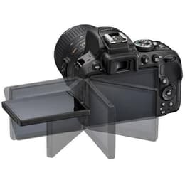 Reflex - Nikon D5300 Preto + Lente Nikon AF-S DX Nikkor 18-55mm f/3.5-5.6G VR II