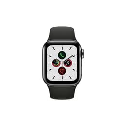 Apple Watch (Series 5) 2019 GPS 40 - Aço inoxidável Preto - Circuito desportivo Preto
