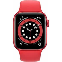 Apple Watch (Series 7) 2021 GPS + Celular 41 - Alumínio Vermelho - Loop desportiva Vermelho