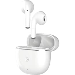Force Play II Earbud Redutor de ruído Bluetooth Earphones - Branco