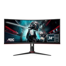 34-inch Aoc CU34G2/BK 3440 x 1440 LED Monitor Preto