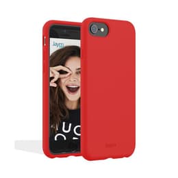 Capa iPhone SE (2022/2020)/8/7/6/6S - Silicone - Vermelho