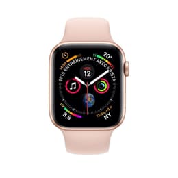 Apple Watch Series 4 (2018) GPS + Celular 40 mm - Aço inoxidável Dourado - Bracelete desportiva Rosa