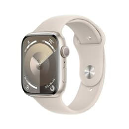 Apple Watch () 2023 GPS 45 - Alumínio Luz das estrelas - Bracelete desportiva Luz das estrelas