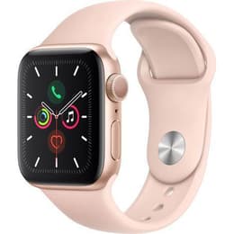 Apple Watch (Series 4) 44 - Alumínio Dourado - Circuito desportivo Rosa