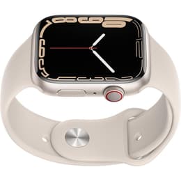 Apple Watch Series 7 (2021) GPS + Celular 45 mm - Alumínio Luz das estrelas