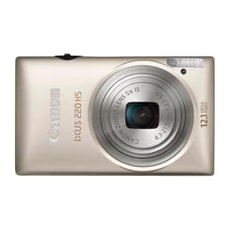 Compacto IXUS 220 HS - Prateado + Canon Zoom Lens 5x IS 24-120mm f/2.7-5.9 f/2.7-5.9