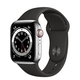 Apple Watch Series 5 (2019) GPS 40 mm - Alumínio Prateado - Bracelete desportiva Preto
