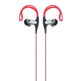 R-Music Endurance BT Earbud Bluetooth Earphones - Vermelho/Preto