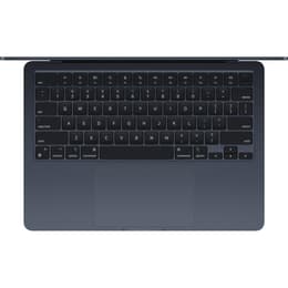 MacBook Air 13" (2024) - M3 da Apple com CPU 8‑core e GPU 8-Core - 8GB RAM - SSD 256GB - Ecrã padrão - QWERTY - Finlandês